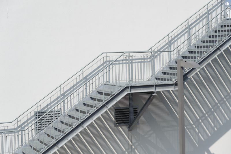 Stairwell Railing Replacement detail
