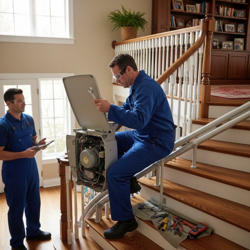 Stairwell Railing Replacement